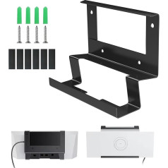Starlink Gen 3 Wall Mount, 2-in-1 Starlink Standard V3 Router and Starlink Gen 3 Power Supply Wall Mount Kit, Aluminum Alloy Starlink Gen 3 Bracket Mounting Kit for Starlink V3 Standard Dishy