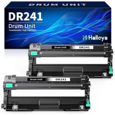 Halloya DR-241 DR241 DR241CL DR-241CL Drum Black Compatible with Brother MFC-L3750CDW L3770CDW L3710CW DCP-L3550CDW L3510CDW HL-L3210CW L3230CDW