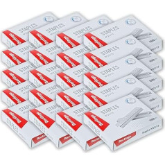 Berlingo Staples No. 23/13, 15 x 1000 pieces, galvanised, up to 100 sheets, for the office, home office or school and university
