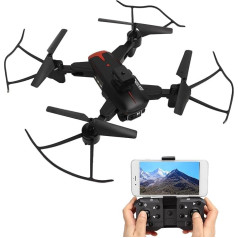 Drones with Camera for Adults, HD 4K Dual Camera, Foldable RC Quadcopter for Beginners, 50x Zoom, Drone, Supports 3D Flip, Altitude Hold, Trajectory Flight