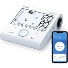 Beurer BM 96 Cardio Blood Pressure Monitor with ECG Function, Blood Pressure and Pulse Measurement on the Upper Arm, for Detecting Atrial Fibrillation (AFib) for Stroke Prevention, for Circumference