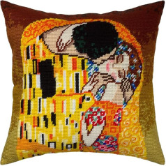 The Kiss Needlepoint Set, Throw Pillows, 16