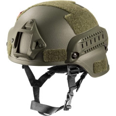 OneTigris MICH 2000 Action Version Tactical Helmet ABS Helmet with NVG Mount and Side Rails Multi-Way Packaging