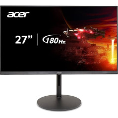 Acer Nitro XF270M3 Gaming Monitor 27 Inch (69 cm Screen) Full HD, IPS, 180Hz, 4ms (GTG), 1ms (VRB), DP 1.4, 2xHDMI 2.0, Height-Adjustable, FreeSync Premium