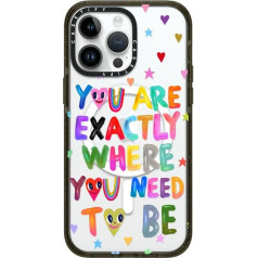 Casetify Impact iPhone 14 Pro Max Case [4X Military Grade Drop Tested / 2.5m Drop Protection / Compatible with Magsafe] - You're Exact - Glossy Black