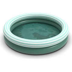 QUUT Dippy High Quality Inflatable Pool & Paddling Pool, 120 cm, Garden Green, Design for Children from 2 Years, Made of Robust PVC 0.30 mm, Round with 2 Draught Excluders