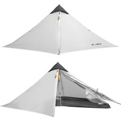 3F UL Gear Lanshan Ultralight Tent for Camping, Tent 1 Person or 2 Person 3/4 Seasons Waterproof Professional Hiking Tent 15D Professional Camping Tent