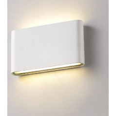 XIAJIA -12 W LED Wall Light for Indoor / Outdoor Wall Made of Aluminium Outdoor Wall Light Waterproof IP65 (White/Warm White)