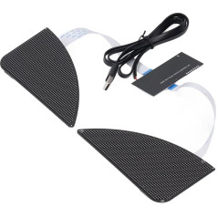 LED Scrolling, Flexible Digital Signs with Mysterious Eyes, 15 x 4 App Control for iOS, USB Interface, 32 x 64 Resolution, Best for Christmas, Birthday