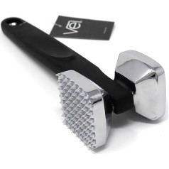 Vel. Non-Slip Double Sided Meat Tenderizer Heavy Duty Ergonomic Design
