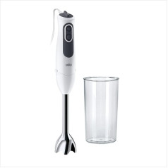Braun MINIPIMER 3 Vario – Arm Blender MQ3100 Soup White/Grey