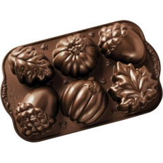 (Autumn Treats Pan) - Nordic Ware Autumn Treats Pan, Bronze