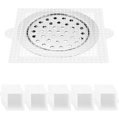 VEGCOO Hair Catcher Shower Anti Hair Filter for Hair Bathtub Bathroom Sink (50 Pieces)