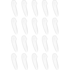 sourcing map 100 Pcs Plastic Knife Tip Protector Cover Kitchen Knife Protector Cover Transparent