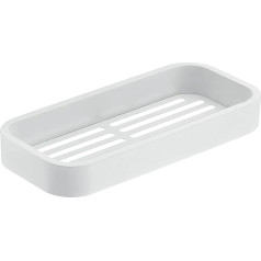 Gedy Outline Soap Dish Brass White 24.1 x 11 x 3