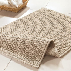 Spirella Perla Bath Mat Shower Mat 50 x 80 cm - Beige