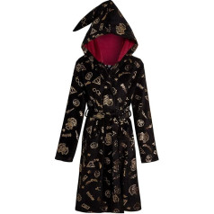 Harry Potter Ladies Teen Deathly Hallows Hooded Bathrobe Gift