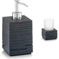 Soap Dispenser in Slate Design, Polyresin