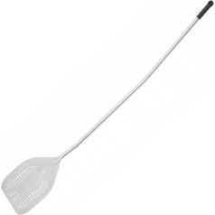 Arena kvadrātveida perforēta picas lāpsta ar izliektu rokturi 325 x 1800 mm