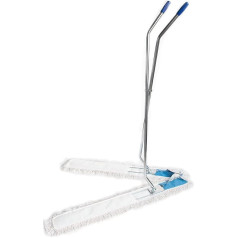 Professional Scissor Broom Complete with Handle, Ice Skates and 2 Fringes 100 cm for Skates