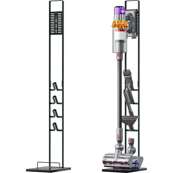 vhbw Stand Compatible with Dyson Gen5 V15s Submarine V15 Detect Absolute Detect Complete V12 Slim V11 V10 V8 V7 V6 Cordless Vacuum Cleaner with Mop Attachment as Stable Holder Accessories
