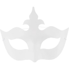 Alasum 18 Stk Kronenmaske Selber Machen Unbemalte Einfache Masken Aus Papier Gesichts-vollmasken Masken Verkleiden Einzigartige Maske Leere Einfache Maske Zellstoff Weiß