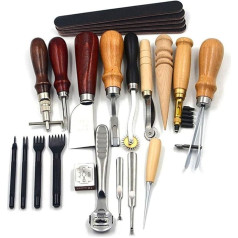 HEEPDD Leather Craft Tools, Leathercraft Kit Leather Tool for Leathercraft