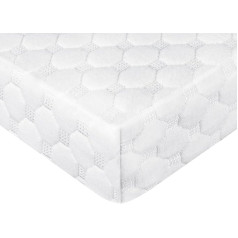 Zoelik Topper 180 x 200 cm, H5.5 cm Height, Hard Gel Foam Mattress Topper, Breathable Gel Memory Foam Mattress Topper for Bed, Box Spring Bed, Sofa Bed
