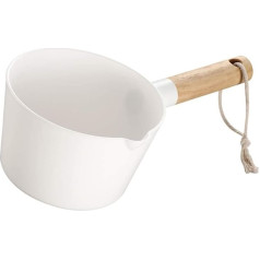 Hemoton Long Handle Water Ladle Large Ladle for Kitchen Bathroom Garden Plant Watering 12 x 6.2 x 3.8 inches
