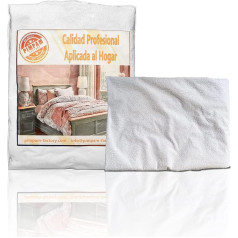 PIMPAM Factory Mattress Protector 160 x 190/200 cm Water-Repellent, Breathable, Anti-Mite, Cotton, Anti-Bedsores Mattress Cover, Bed Mattress Cover, White