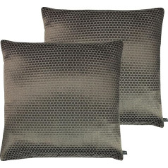 Prestigious Textiles Emboss Metallic Feather Filled Cushion Twin Pack