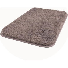 Carvapet Non-Slip, Water Absorbent Bath Mat, Bathroom Rug, Soft Plush, Microfibre