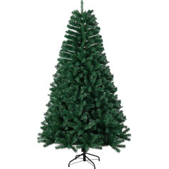 NUZEKY Artificial Christmas Tree 180 cm: Christmas Tree Plastic Fir Trees Christmas Tree for Festival Party Holiday Decorations Christmas