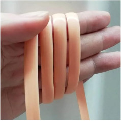 TMAOZW 10 Meters Flat Synthetic Rattan Weave, Plastic Rattan, Suitable for Basket Making, Repair Straps, Garden Chairs (Pink, 10m)