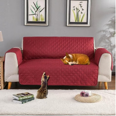 PETCUTE Sofa Covers, 3-Seater Quilted Sofa Cover, Non-Slip Sofa Covers, Modern Sofa Throw, Protective Cover