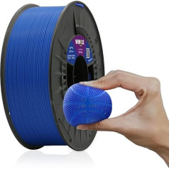 WINKLE Flexible TPE Filament Pacific Blue 3D Printer Filament Flexible 1.75mm 200g TPE Blue | Flexibility and Toughness 200g Spool