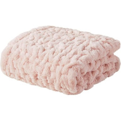 Madison Park Luxury Ruffled Soft Cozy Brushed Long Faux Fur Throw for Bed Couch Sofa 50