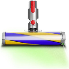 Yivy Floor Nozzle Brush Compatible with Dyson V7, V8, V10, V11, V15 Vacuum Cleaner, Equipped with LED Lights Accessories for Vacuum Cleaner, Replacement Brush