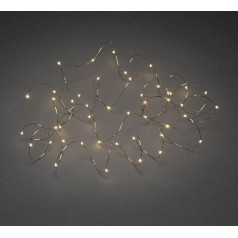 Konstsmide 6387-860 LED Naked Wire/Pin Wire Light Chain for Indoor Use IP20, Copper
