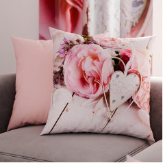 PETTI Artigiani Italiani - Sofa Cushions with Filling Decorative Cushions with Digital Print Cushion Covers for Bedroom 2 Pieces Square Cushion 50 x 50 cm 100% Made in Italy