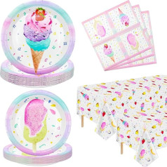 Video Game Party Supplies Serve 20 - 61 Pieces Plates Napkins Tablecloth for Boys Gamer Gaming Controller Party Supplies