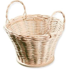 Reed Set Basket with 2 Handles, Weaving Basket Weaving – Reeds, Rattan Wicker Woven Pattern Braided