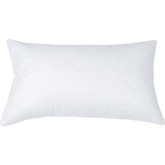TherapieWelt Pillow Breathable Cotton Sleeping Pillow Suitable for All Sleeping Positions Pillow Filling Bed Pillow Quilted Washable Size: 40 x 70 cm