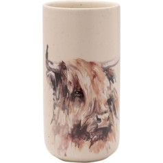 Meg Hawkins Ceramic Vase Tall Cow Speckled Effect Great Gift Idea