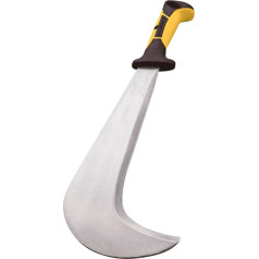 OCHSENKOPF Swiss Gertel, machete with 2-component handle, cutting edge 295 mm long, for garden/forestry work, OX 252 K-0500, 48.0 x 17.5 x 3.0 cm, yellow
