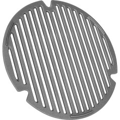 Onlyfire Cast Iron Cooking Grate, BBQ Round Cast Cooking Grates Diameter 35 cm Grill Accessories Suitable for Kamado Joe Classic I, II, III, & Joe Jr