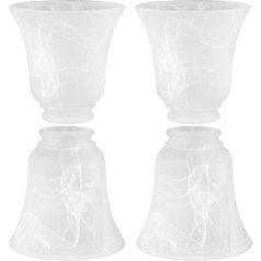 Skelang 4 Pcs 40mm Glass Lampshades Replacement Balls Chandelier Ceiling Fan Wall Lights