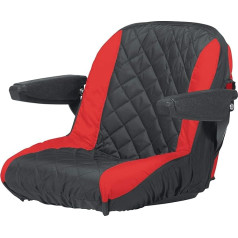 Craftsman Ride-on Lawn Mower Seat Cover - Black/Red - Medium