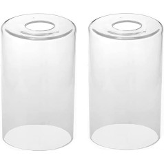 Glass Lampshades, Replacement Shade Cylindrical, Glass Light Cover, Ceiling Light Accessories, Glass Lampshade (DE-MS10CM16CM)