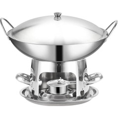 Campingkocher-Kit - Herd zum Kochen im Freien, Campingkocher aus Edelstahl | Campingkocher mit Topf, Kocherset für Camping, Wandern, Picknick im Freien, Kocher für den Innenbereich